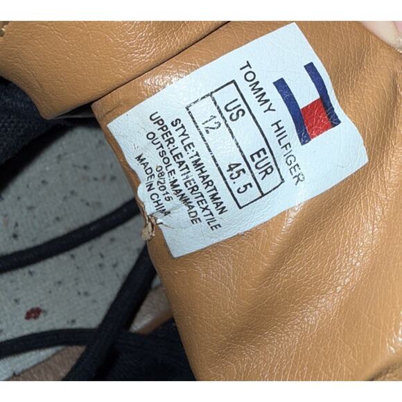 Size 12 - Men’s Tommy Hilfiger Boots Black Leather main image 6